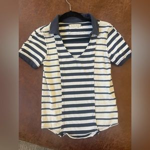 Free people polo t- shirt